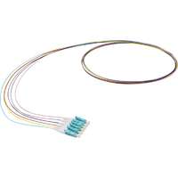 Enbeam Fibre Pigtail OM3 50/125 LC/UPC 12-colour pack (TIA 598) – 1m