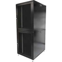 Environ CL600 42U Co-Location Rack 600x1000mm (2 Compartments) Vented (F) Vented (R) B/Panels R/Central-Mgmt Black Flat Pack Pack