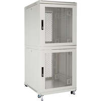 Environ CL600 47U Co-Location Rack 600x1000mm (2 Compartments) Vented (F) Vented (R) B/Panels R/Central-Mgmt Grey White