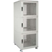 Environ CL800 47U Co-Location Rack 800x1000mm (4 Compartments) Vented (F) Vented (R) B/Panels B/Central-Mgmt Grey White