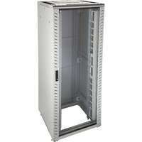 Environ CR800 42U Rack 800x600mm Glass (F) Steel (R) B/Panels F/Mgmt Grey White Flat Pack
