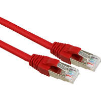 Excel Cat5e Patch Lead F/UTP Shielded LSOH Blade Booted 3m Red