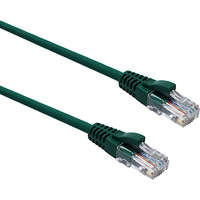 Excel Cat5e Patch Lead U/UTP Unshielded LSOH Blade Booted 0.3m Green (10-Pack)