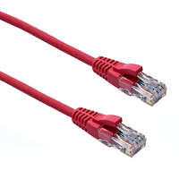 Excel Cat5e Patch Lead U/UTP Unshielded LSOH Blade Booted 0.3m Pink