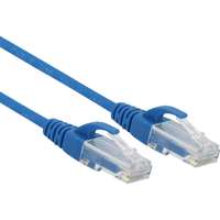 Excel Cat6 Mini Patch Lead U/UTP Unshielded LSOH Blade Booted 3m Blue