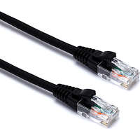 Excel Cat6 Patch Lead U/UTP Unshielded LSOH Blade Booted 10m Black