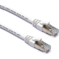 Excel Cat6A Patch Lead F/FTP Shielded LSOH Blade Booted 0.5m White (10-Pack)