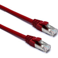 Excel Cat6A Patch Lead F/FTP Shielded LSOH Blade Booted 20m Red
