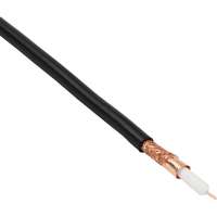 Excel Satellite Coaxial Cable 1.00mm Conductor – Black 100m Reel