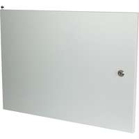 Steel Front Door for 15U Environ Wall Racks Grey