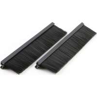 Excel Brush Strip Black for Double Gang Office plate (1 pair) Excel Brush Strip Black for Double Gang Office plate (1 pair)