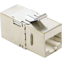 Excel Cat6 (FTP) 180 Degree Keystone Through Coupler Excel Cat6 (FTP) 180 Degree Keystone Through Coupler